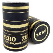 Колпачок водочный "ГУАЛА" 59 мм БРЕНД - черный, надпись ZERO с золотыми полосами